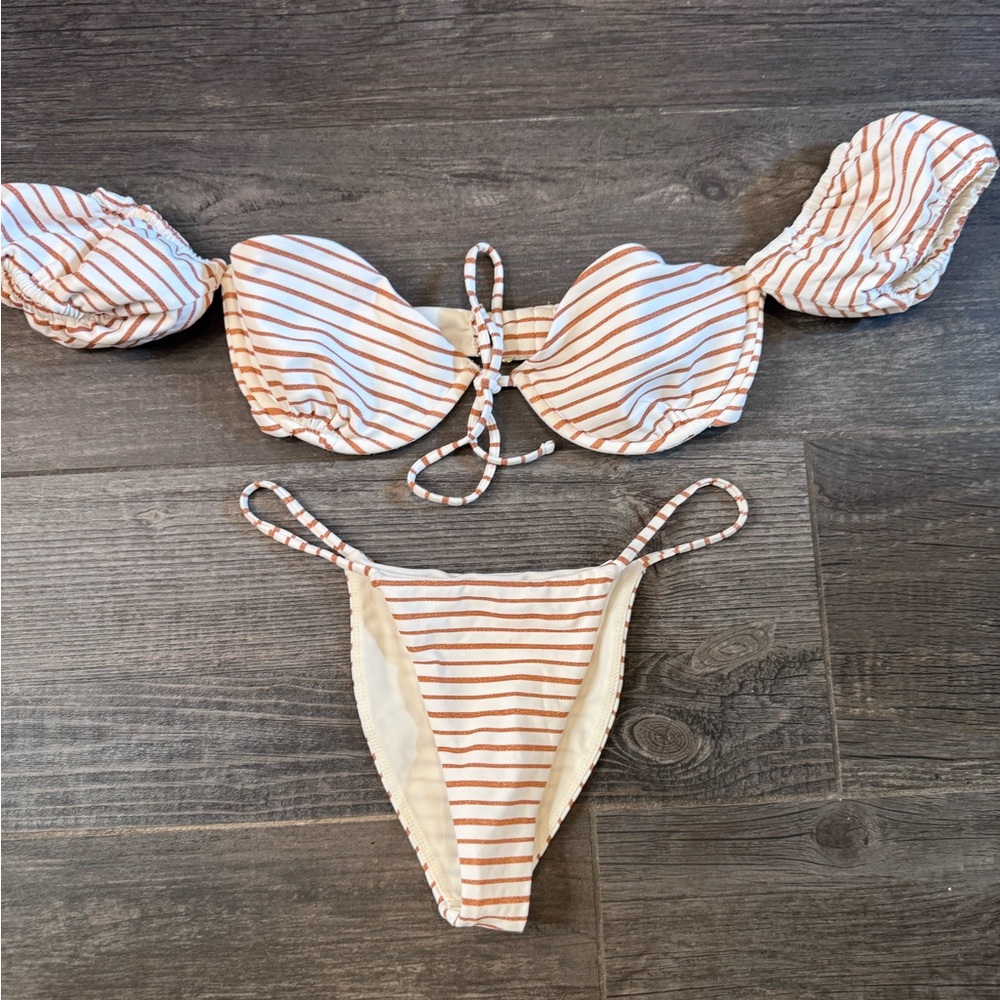 Striped Bikini Set purchased from revolve